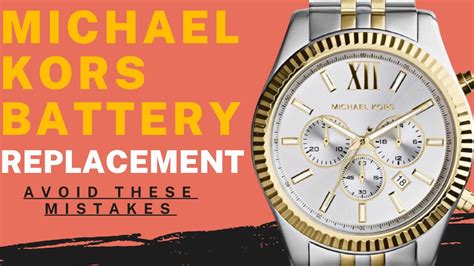 how to open the back of a michael kors watch|michael kors watches battery replacement.